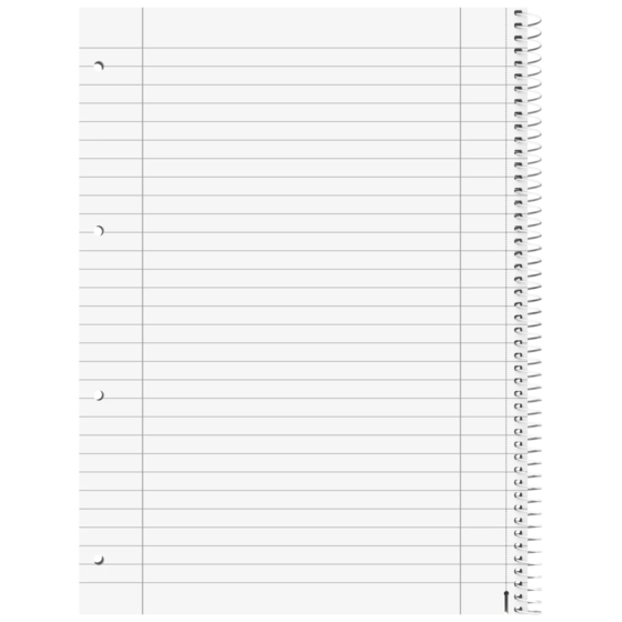 Collegeblock Student Linkshänder | A4, Lineatur 27, 80 Blatt, blau