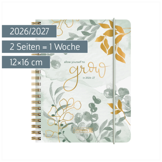 Schülerkalender 2026/2027 „Bloom“ | A6, Kunststoff