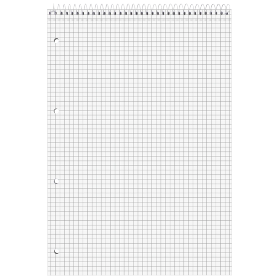 Collegeblock Student Spirale oben | A4, Lineatur 27, 80 Blatt, blau