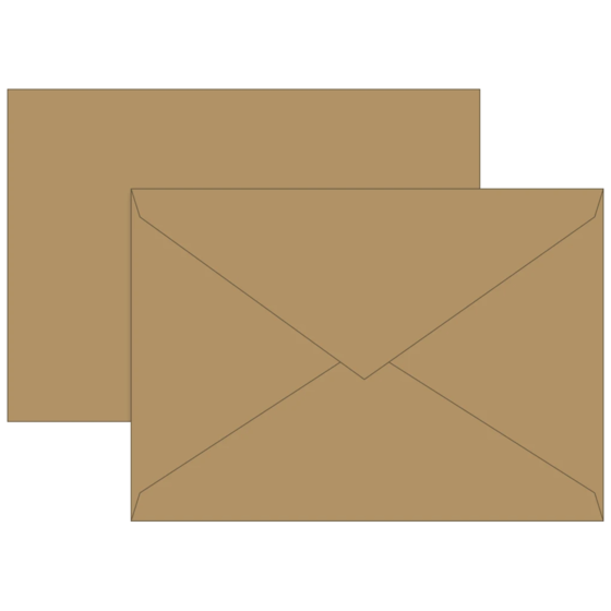 Briefumschläge Universalpapier | B6, 80 g/m², sand