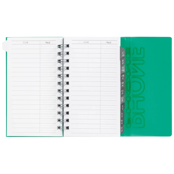 Adressbuch | 100×170 mm, 144 Seiten, sortiert