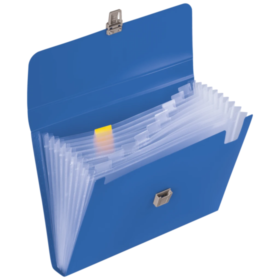 Fächermappe FACT!pp | A4, 10 Fächer, blau