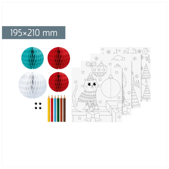3D-Mal-Set „Winter“ | 195×210 mm