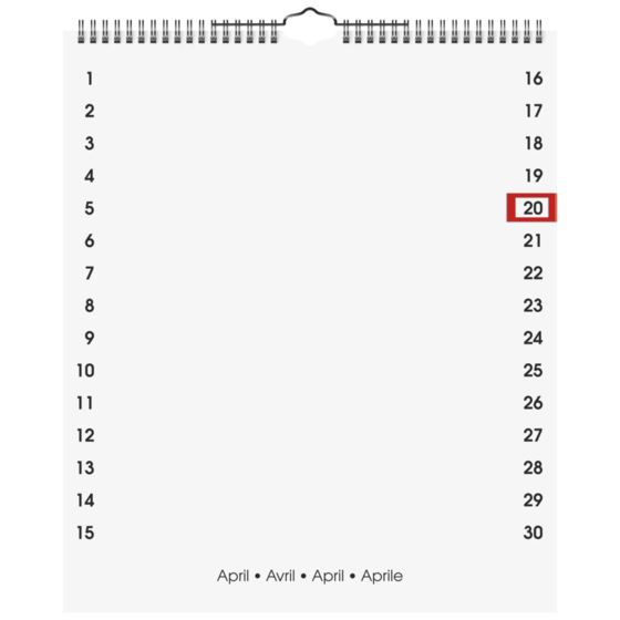 Bastel- und Fotokalender „Enkel“ immerwährend | 29,7×35 cm