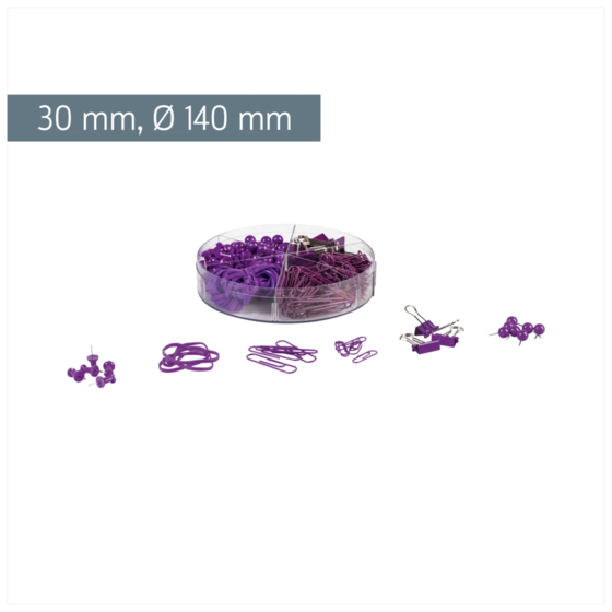 Büromaterial-Set Colour Code 220-teilig | purple