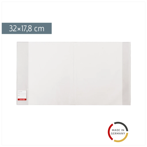 Buchschoner | 17,5×32 cm, stabile Folie, PVC, glasklar