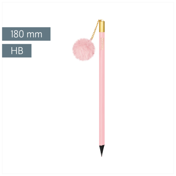 Bleistift „Bommel“ Colour Code | HB, rund, rose