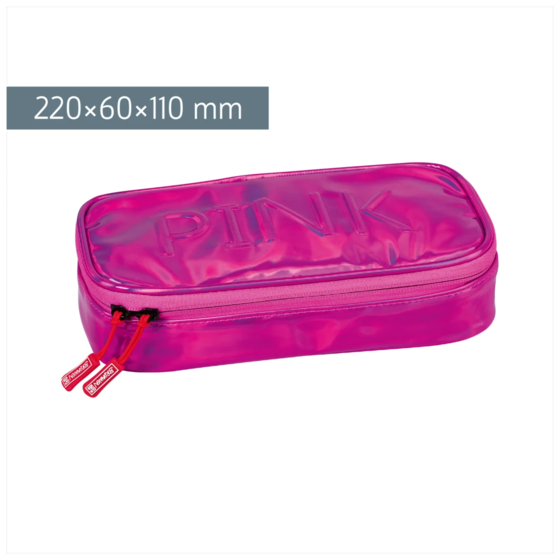 Schlampermäppchen „Electric“ | 1 Klappe(n), pink