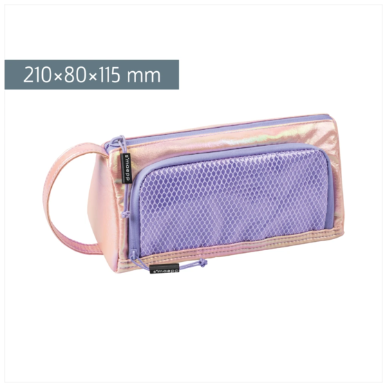 Schlampermäppchen s'maepp L „Rainbow“ | rosa/lila