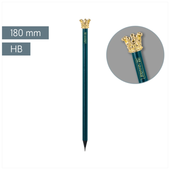 Bleistift „Krone“ Colour Code | HB, rund, denim