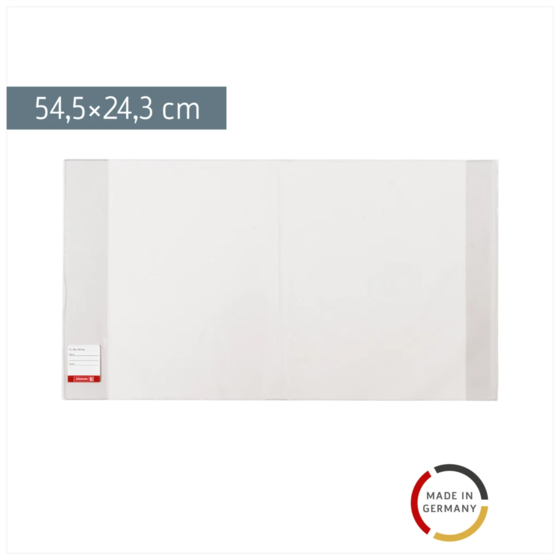 Buchschoner | 24×54,5 cm, stabile Folie, PVC, glasklar