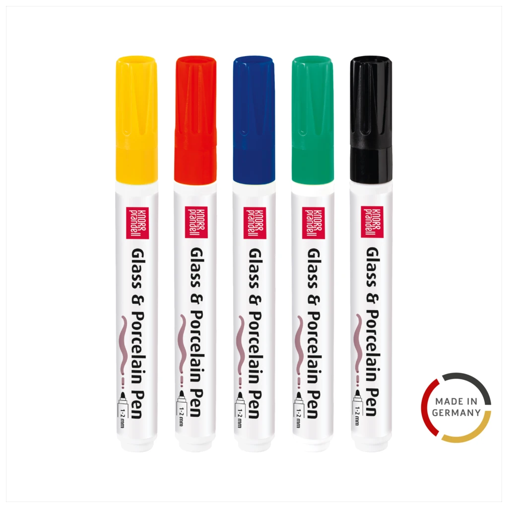 Glass & Porcelain Pen-Set „Basic“ | 1-2 mm