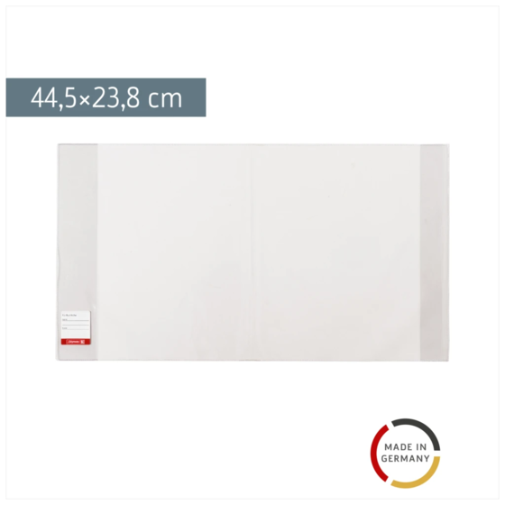 Buchschoner | 23,5×44,5 cm, stabile Folie, PVC, glasklar
