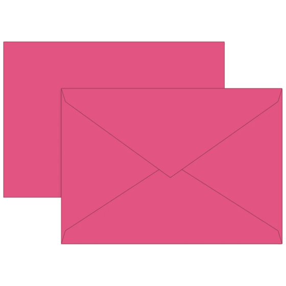 Briefumschläge Universalpapier | B6, 80 g/m², fuchsia, 10 Stück