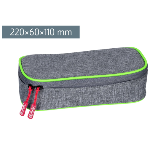 Schlampermäppchen „Stone“ | 1 Klappe(n), neongrün