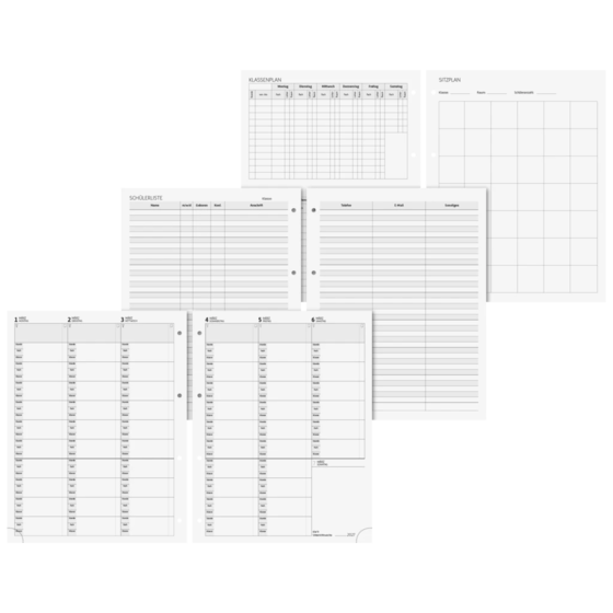 Lehrerkalender 2026/2027 Ringbuch | A4+, Kunststoff, schwarz