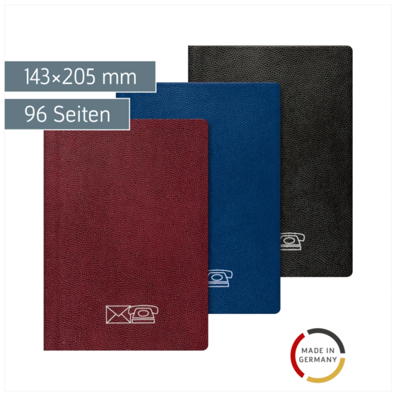 Adressbuch | 143×205 mm, 96 Seiten, sortiert