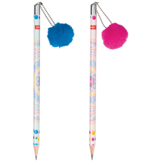 Bleistift „Bommel“ | HB, rund, sortiert