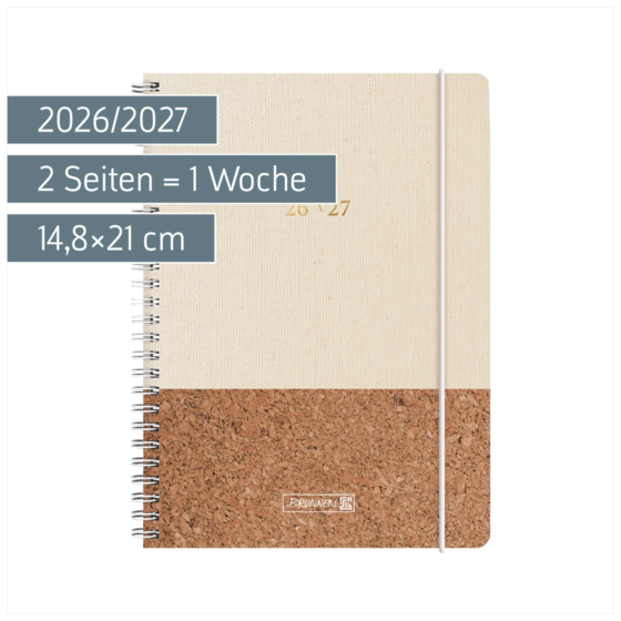 Schülerkalender 2026/2027 „Naturality“ | A5, Textil