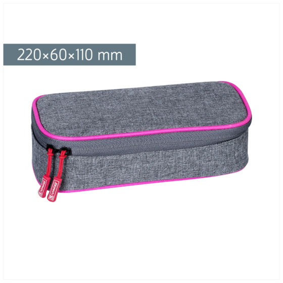 Schlampermäppchen „Stone“ | 1 Klappe(n), neonpink