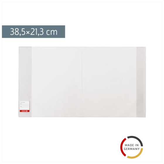 Buchschoner | 21×38,5 cm, stabile Folie, PVC, glasklar