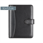 Ringbuch Zeitplansystem Timing 2 | 9,3×17,2 cm, Kunstleder, schwarz