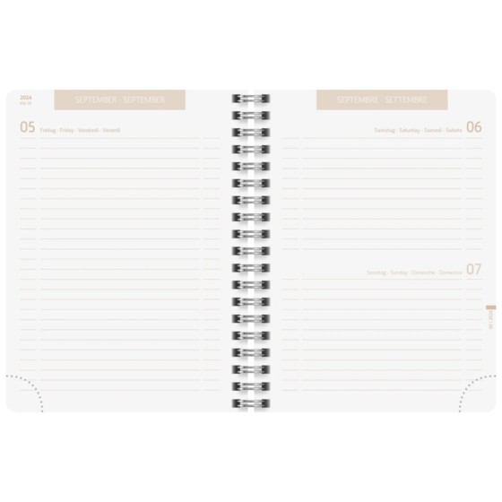 Schülerkalender 2026/2027 „Naturality“ | A6, Textil