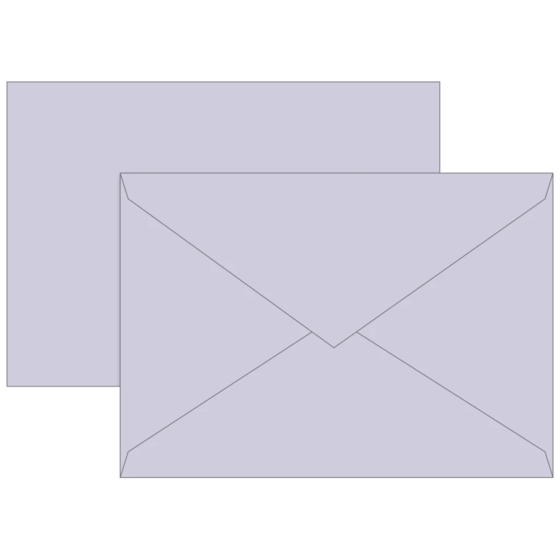 Briefumschläge Universalpapier | B6, 80 g/m², lilac