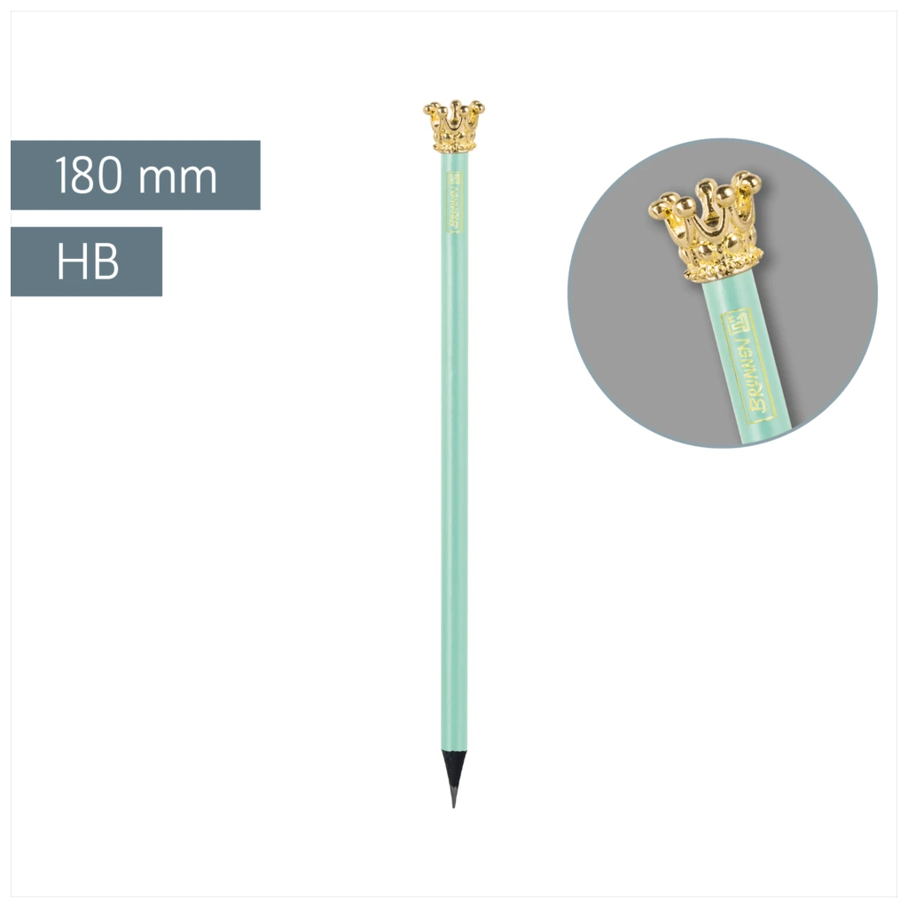 Bleistift „Krone“ Colour Code | HB, rund, mint