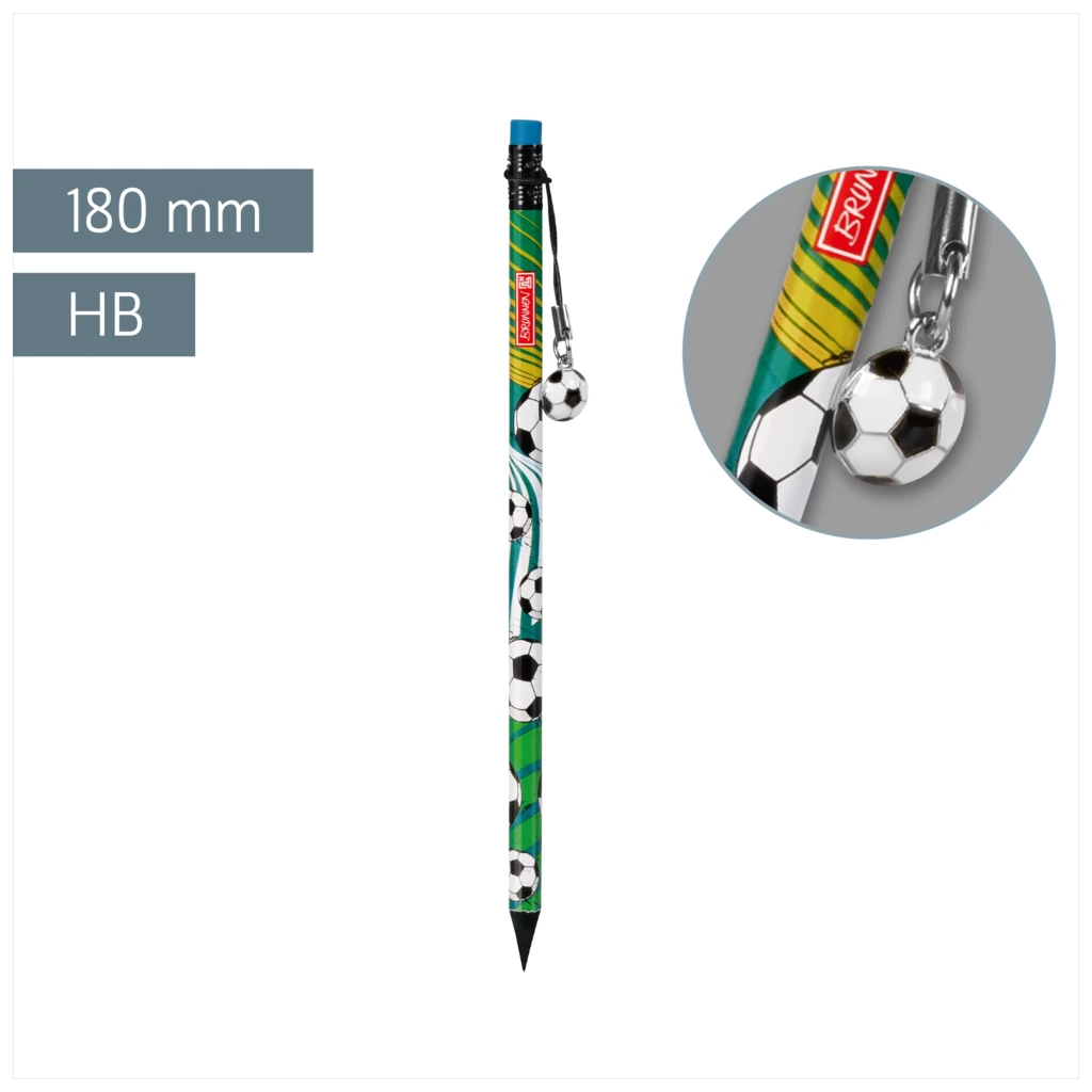 Bleistift Sporty Animals | HB, rund, grün/mehrfarbig