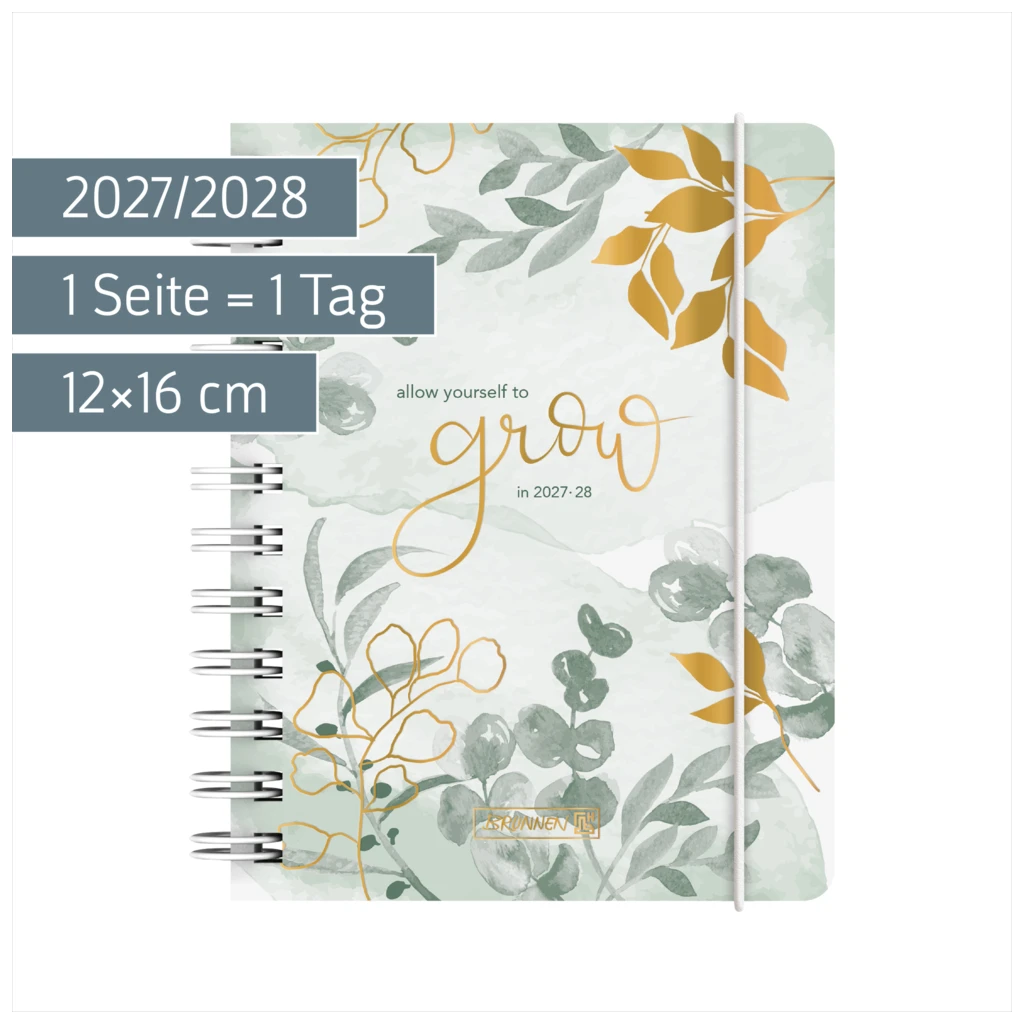 Schülerkalender 2027/2028 „Bloom“ | A6, Kunststoff