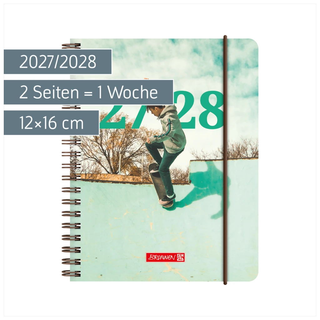 Schülerkalender 2027/2028 „Freestyle“ | A6, Kunststoff