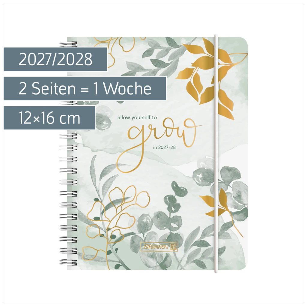 Schülerkalender 2027/2028 „Bloom“ | A6, Kunststoff