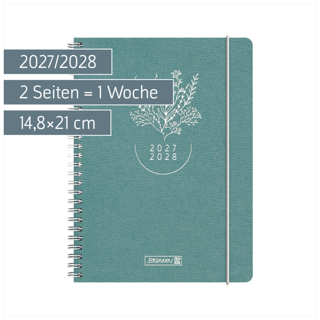 Schülerkalender 2027/2028 „Linen“ | A5, Textil
