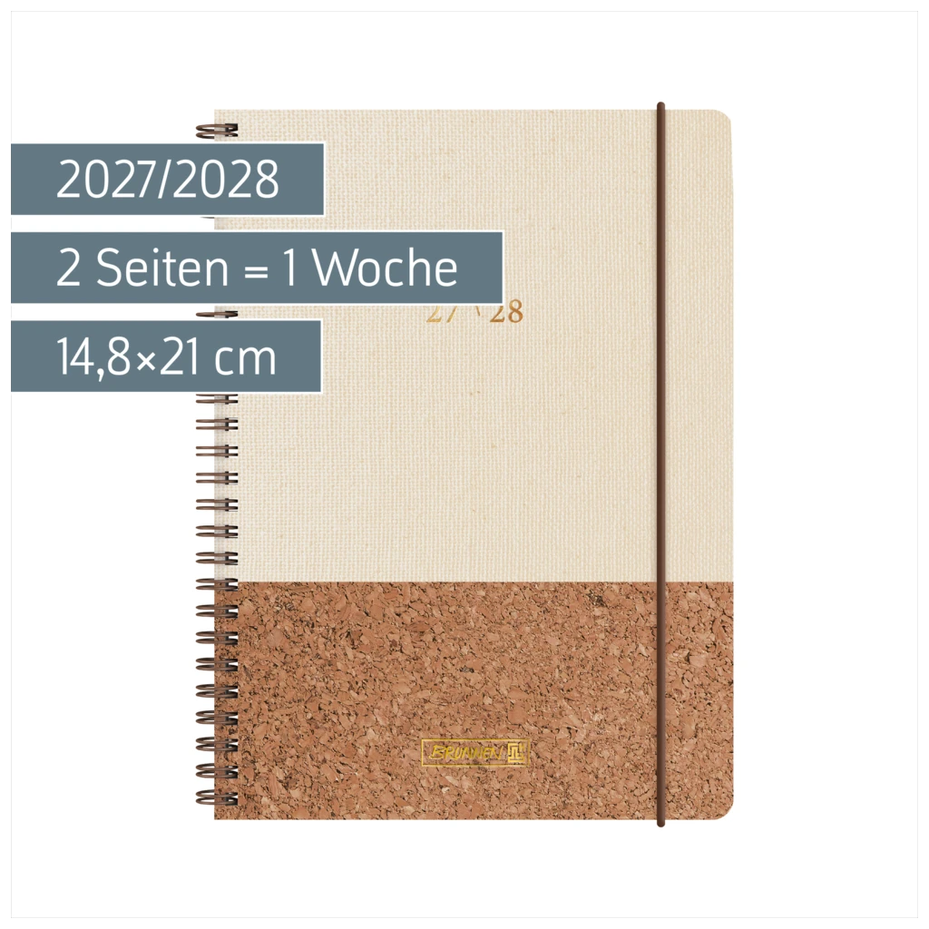 Schülerkalender 2027/2028 „Naturality“ | A5, Textil