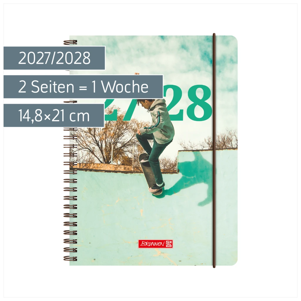 Schülerkalender 2027/2028 „Freestyle“ | A5, Kunststoff