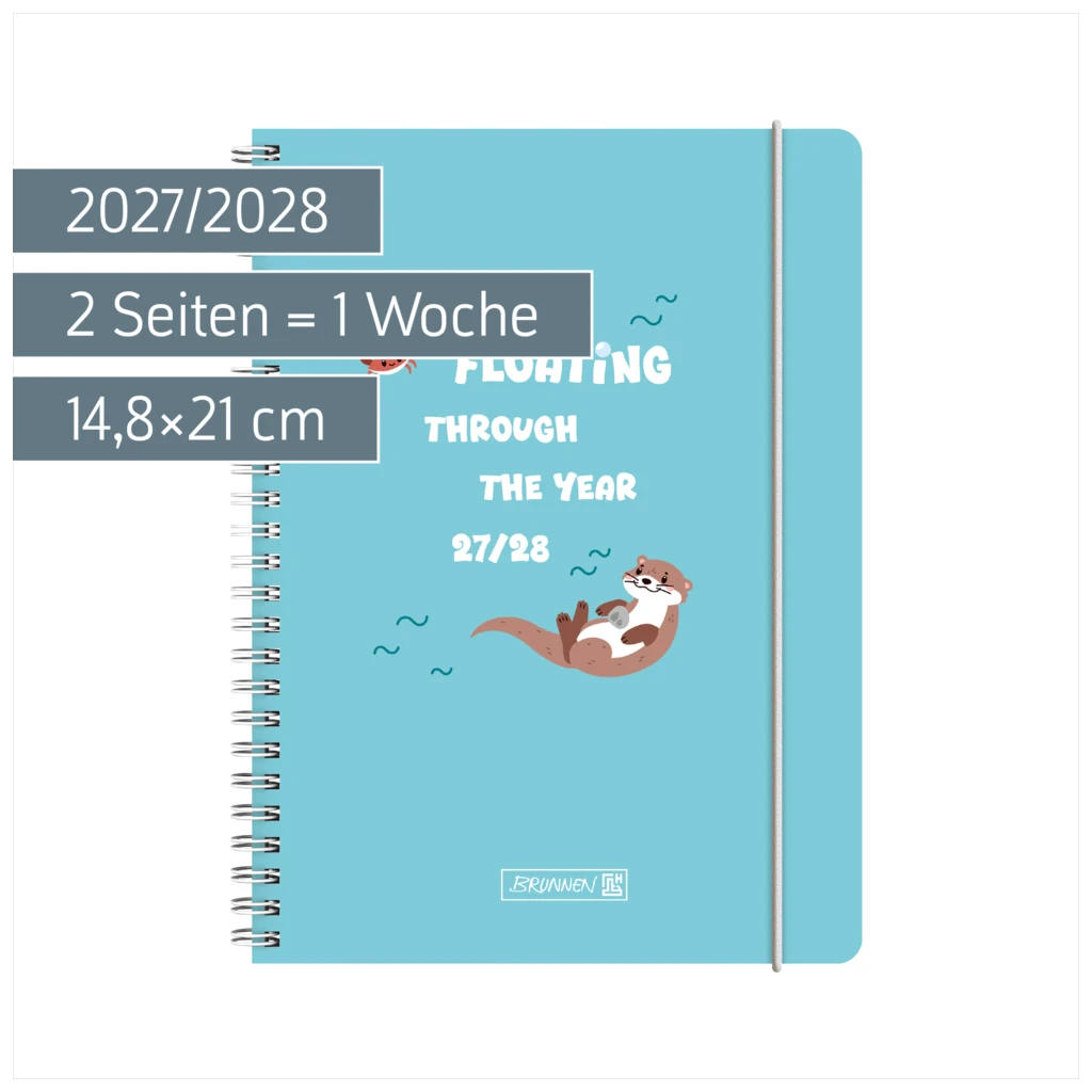 Schülerkalender 2027/2028 „Otter“ | A5, Kunststoff