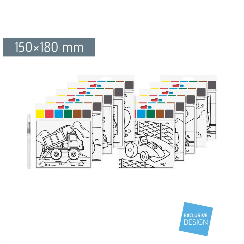 Mal-Set „Fahrzeuge“ | 150×180 mm