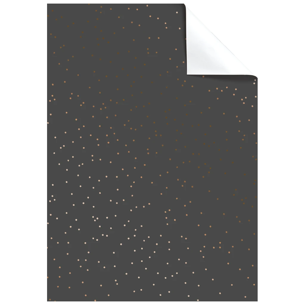 Geschenkpapier-Bogen „Yvie“ | 50×70 cm, 76 g/m², anthrazit