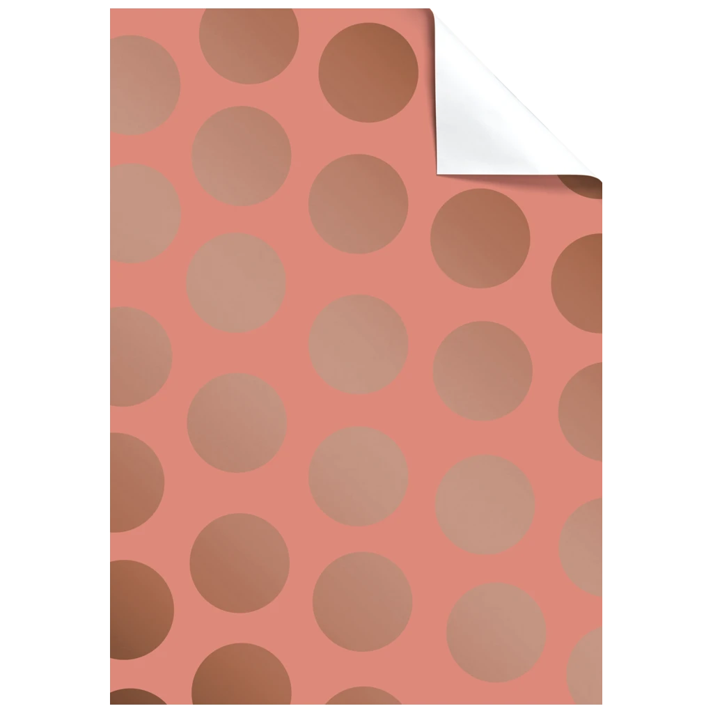 Geschenkpapier-Bogen „Vanda“ | 100×70 cm, 76 g/m², terracotta