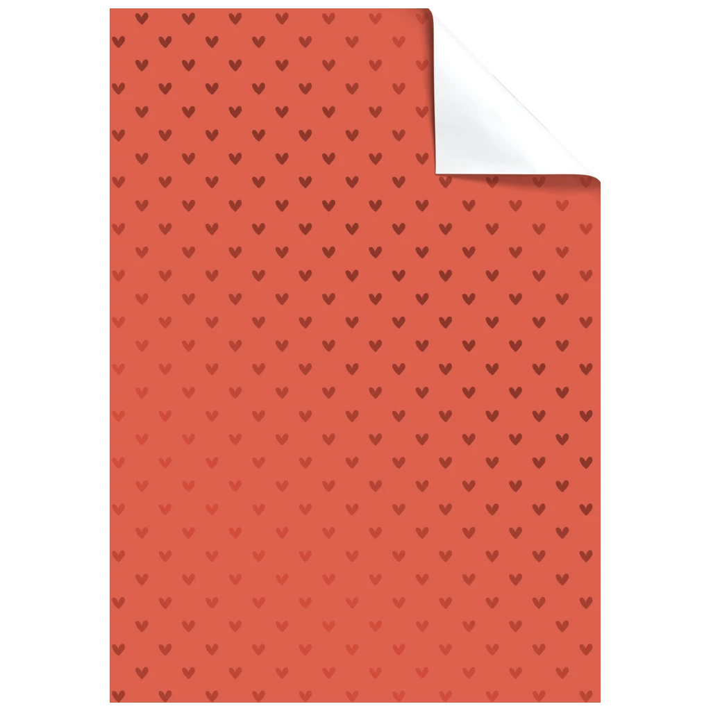 Geschenkpapier-Bogen „Zisa“ | 100×70 cm, 76 g/m², rot